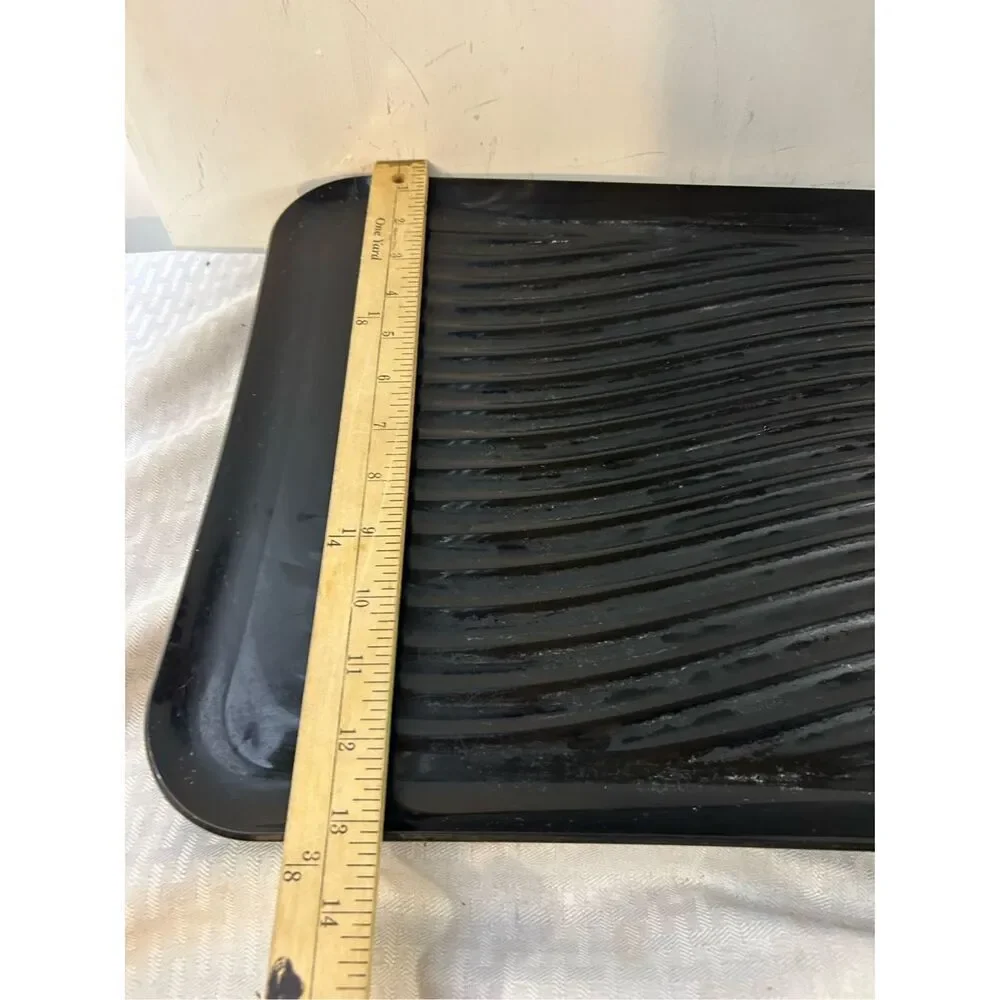 Rubbermaid hard dish mat‎ black 17x13
